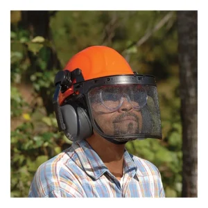 CASCO PARA TRABAJOS CON MOTOSIERRA