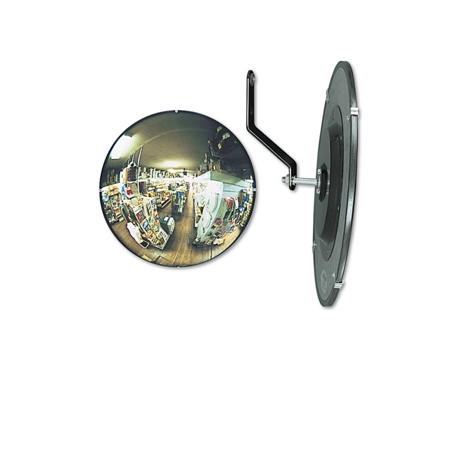 LH-GUARD Espejo convexo de 18 pulgadas, paquete de 2 espejos de