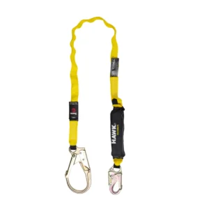 LINEA DE VIDA TUBULAR ELASTICA GANCHOS GRANDES GAMMA DE 3 PUNTAS