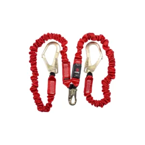LINEA DE VIDA TUBULAR ELASTICA GANCHOS GRANDES BETA DE 3 PUNTAS