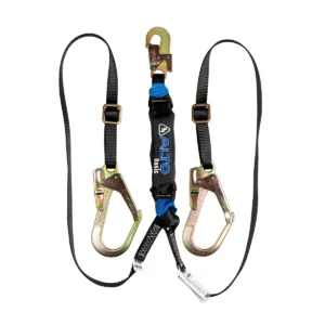 LINEA DE VIDA REGULABLE CON AMORTIGUADOR DE 3 PUNTAS
