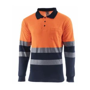 POLO MANGA LARGA COMBINADA HV
