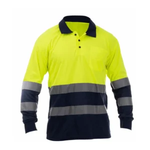 POLO MANGA LARGA COMBINADA HV